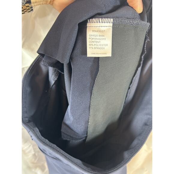 Tail White Label Women's Pull On Ankle Pant Golf Pockets Navy Blue size 6 - Picture 5 of 6